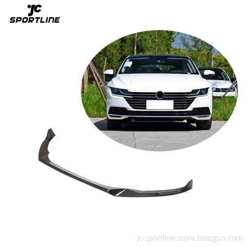 JCSPORTLINE Carbon Fiber CC Front Lip for VW Arteon Hatchback 2019-2020
